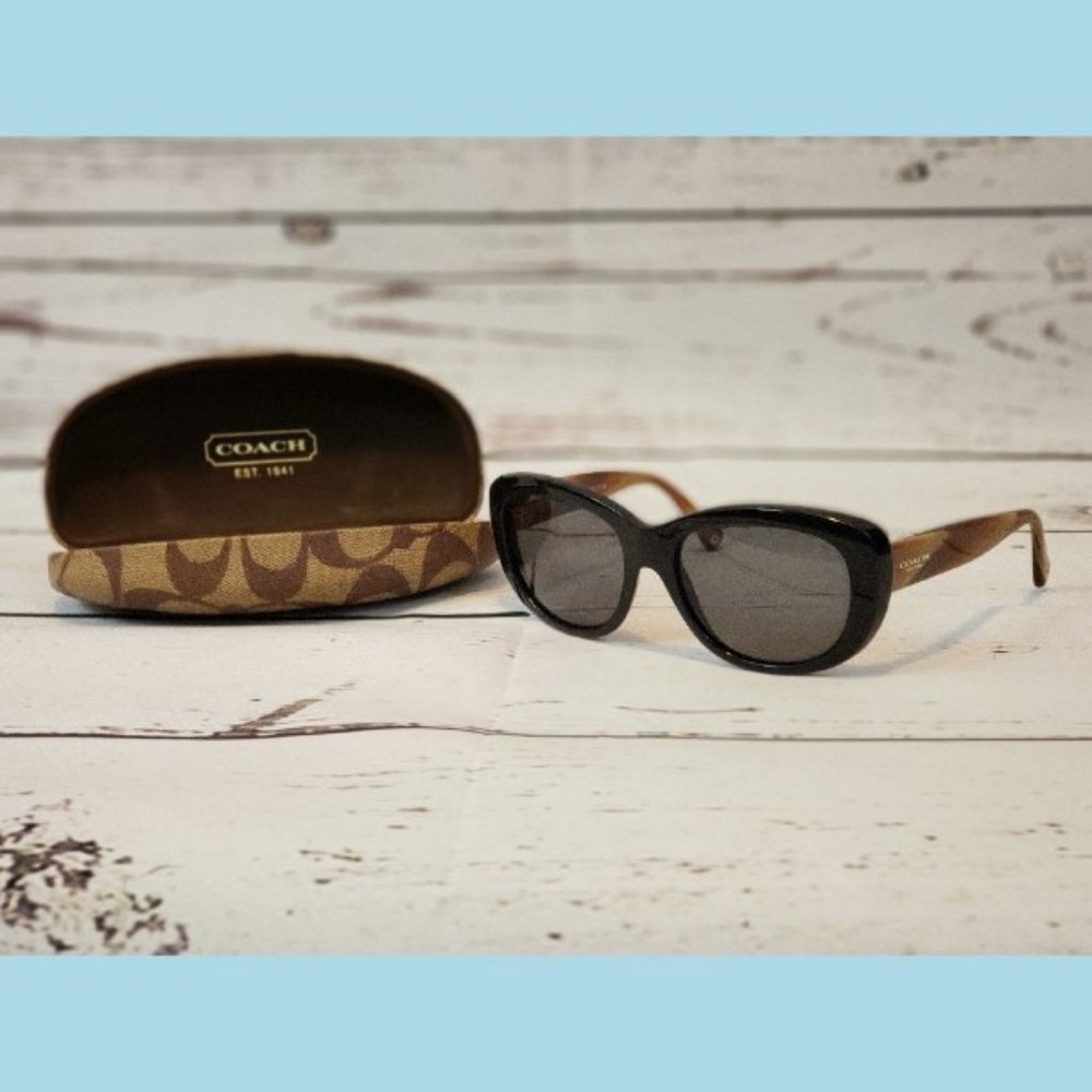 Coach Women's Darcy Plastic Cat Eye Sunglasses